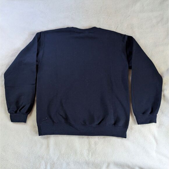 The Beatles Abbey Road Album Embroidered Sweatshirt Unisex Small Navy Blue - Picture 3 of 7